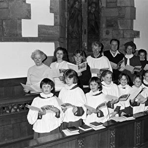 These Kirkburton choristers are not singing for their supper... but for their clothes