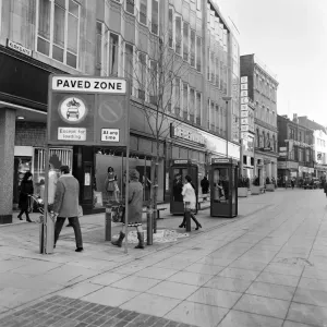 Kirkgate, Leeds, West Yorkshire. 22nd January 1973 Kirkgate, Leeds, West Yorkshire. 22nd January 1973