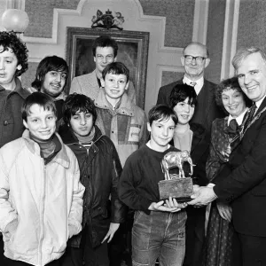 Kirklees Mayor and Mayoress Tour 8th January 1986 Print