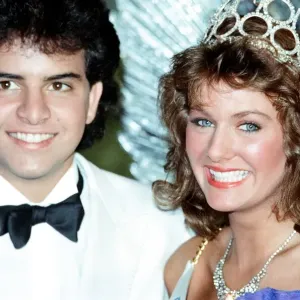 Kirsty Bertarelli, formerly Kirsty Roper, is pictured here after being crowned as Miss UK Kirsty Bertarelli, formerly Kirsty Roper, is pictured here after being crowned as Miss UK