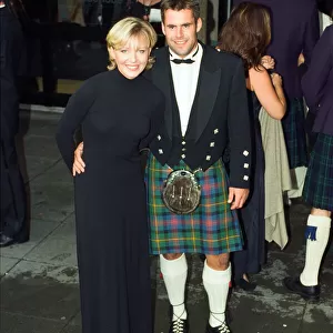 Kirsty Young and Kenny Logan attends the premiere of Braveheart in Stirling, Scotland