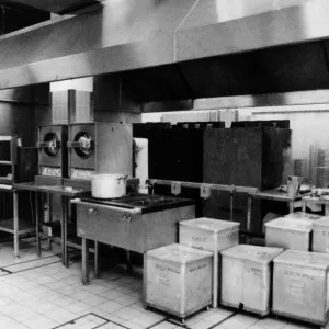 Coventry and Warwickshire Hospital Kitchen Print 1990