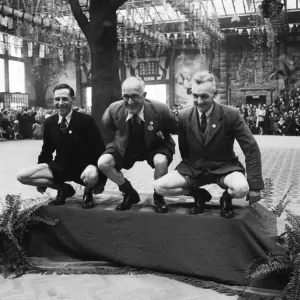 A Knobbly Knees Competition Print 1947 Butlins Holiday Camp A Knobbly Knees Competition Print 1947 Butlins Holiday Camp
