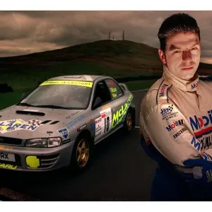 Knockhill race course rally driver May 1998 arms folded Knockhill race course rally driver May 1998 arms folded