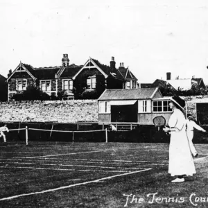 Knowle Lawn Tennis Club Print, Circa 1914 Knowle Lawn Tennis Club Print, Circa 1914