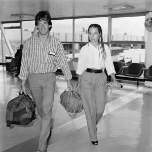Koo Stark and husband Tim Jeffries, manager of a photographic gallery Koo Stark and husband Tim Jeffries, manager of a photographic gallery