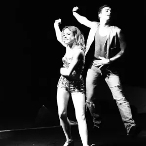 Kylie Minogue in concert at Liverpool Empire Theatre, Merseyside. 19th October 1989 Kylie Minogue in concert at Liverpool Empire Theatre, Merseyside. 19th October 1989