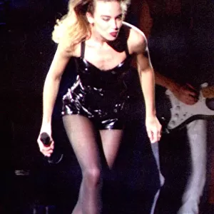 Kylie Minogue pop singer ex-Australian soap star in concert at the Sydney Entertainment