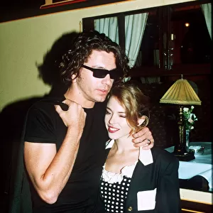 Kylie Minogue Pop Singer with Michael Hutchence Dbase MSI