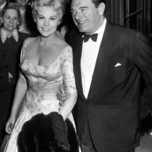 Kym Novak and Jack Hawkins may 1956 at Blackpool Film Premier Kym Novak and Jack Hawkins may 1956 at Blackpool Film Premier