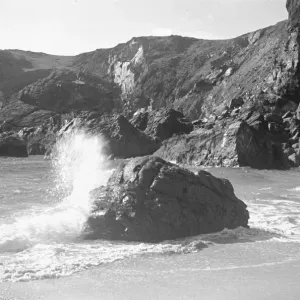 Kynance Cove on the Lizard peninsula in south-west Cornwall, England, UK