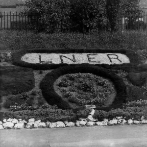 L. N. E. R. was the proud boast of South Gosforth Railway Station on 11th August 1967 in L. N. E. R. was the proud boast of South Gosforth Railway Station on 11th August 1967 in