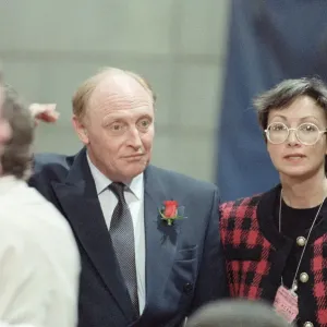 Labour leader Neil Kinnock receives the results of the 1992 General Election Labour leader Neil Kinnock receives the results of the 1992 General Election