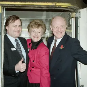 Labour leader Neil Kinnock and his wife Glenys on the campaign trail ahead of the 1992 Labour leader Neil Kinnock and his wife Glenys on the campaign trail ahead of the 1992