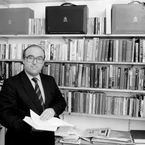 Labour MP John Smith in his Edinburgh study, 26th September 1984 Print