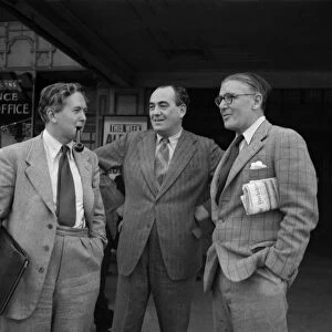 Labour Party Conference. Harold Wilson, Tom Driberg, R. H. S. Crossman