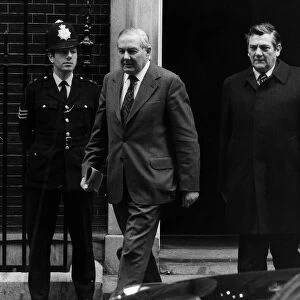Labour Prime Minister James Callaghan leaving No 10 Downing Street