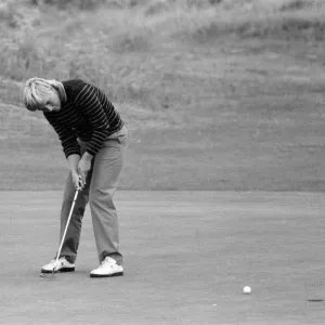 Ladies British Open Championship at Southport. Pia Nilsson. 29th July 1982 Ladies British Open Championship at Southport. Pia Nilsson. 29th July 1982