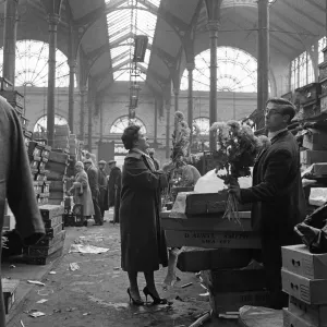 Covent Garden Market Print, 9th November 1960 Covent Garden Market Print, 9th November 1960