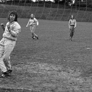 The ladies of Englands womens football were in training at Derby County Council The ladies of Englands womens football were in training at Derby County Council