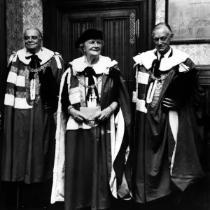 Lady Churchill Introduced to the House of Lords Print 1965 Lady Churchill Introduced to the House of Lords Print 1965