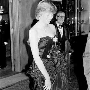 Lady Diana's First Public Engagement Print, 9th March 1981 Lady Diana's First Public Engagement Print, 9th March 1981