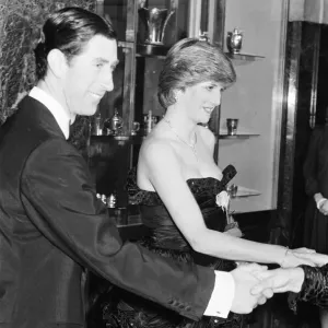 Lady Diana Spencer attended her first public engagement tonight Lady Diana Spencer attended her first public engagement tonight