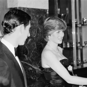 Lady Diana Spencer attended her first public engagement tonight Lady Diana Spencer attended her first public engagement tonight