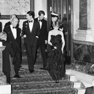 Lady Diana Spencer attended her first public engagement tonight Lady Diana Spencer attended her first public engagement tonight