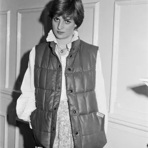 Lady Diana Spencer, pictured at her London flat in September 1980 Lady Diana Spencer, pictured at her London flat in September 1980