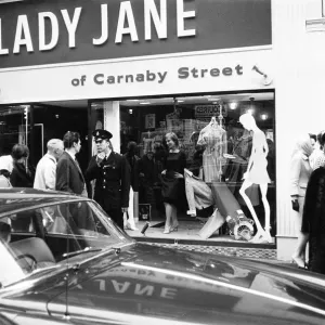 Lady Jane Boutique Print, Carnaby Street 1966 Disruption
