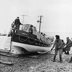 The "Lady Launchers"of Dungeness, Kent, have - by tradition - for generations