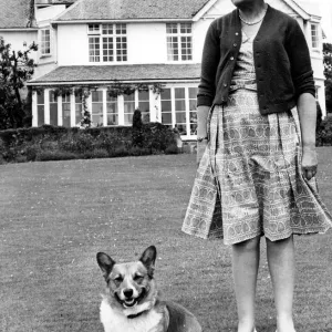 Lady Megan Lloyd George pictured at her home at Brynawelon Lady Megan Lloyd George pictured at her home at Brynawelon