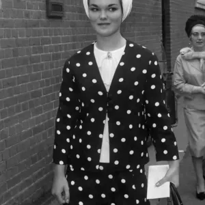 Print of Lady Tavistock outside Royal Ascot, 1965 Print of Lady Tavistock outside Royal Ascot, 1965