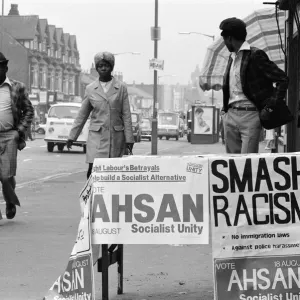 Ladywood, Birmingham, 15th August 1977. Socialist Unity Party, Raghib Ahsan Ladywood, Birmingham, 15th August 1977. Socialist Unity Party, Raghib Ahsan