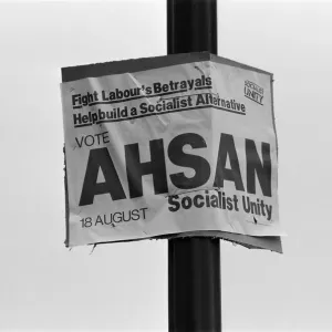 Ladywood, Birmingham, 15th August 1977. Socialist Unity Party, Raghib Ahsan Ladywood, Birmingham, 15th August 1977. Socialist Unity Party, Raghib Ahsan