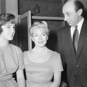 Lana Turner, american film actress pictured during interview with Daily Mirror journalist Lana Turner, american film actress pictured during interview with Daily Mirror journalist