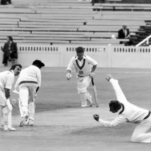 Lancashire Cricket Club V Middlesex, Lloyd makes the catch. 22nd June 1979