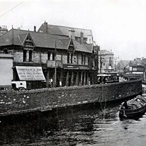 Mill Lane in Cardiff is almost impossible to recognise after the Glamorganshire Canal was