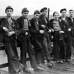 Langley pit lads in September, 1943