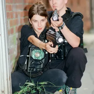 Laser Quest is the name of a Canadian / English indoor lasertag game using infrared Laser Quest is the name of a Canadian / English indoor lasertag game using infrared