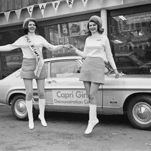 The Launch of the Ford Capri Mk1 Print, 14th February 1969