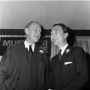 The launch of Music For Pleasure. Left to right, Sir Joseph Lockwood Chairman of EMI Paul