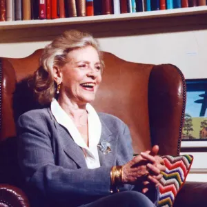 Lauren Bacall, Hollywood Legend aged 66, paying her first visit to Wales, 24th May 1991