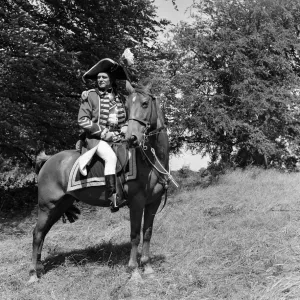 Laurence Olivier on set of The Devils Disciple Print 1958