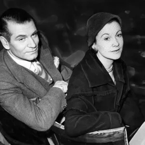 Laurence Olivier and Vivien Leigh Print, Kings Theatre 1953 Laurence Olivier and Vivien Leigh Print, Kings Theatre 1953