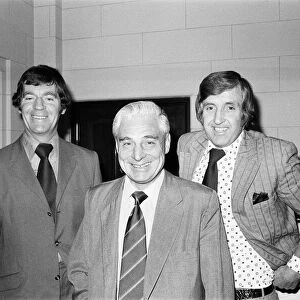 Lawrie McMenemy & Ted Bates of Southampton Football Club and John Bond of Norwich City