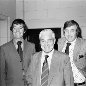 Lawrie McMenemy & Ted Bates of Southampton Football Club and John Bond of Norwich City Lawrie McMenemy & Ted Bates of Southampton Football Club and John Bond of Norwich City