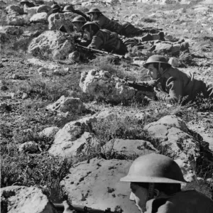 LBYR. A. F. regiment defends airfields in Cyrenaica and Libya. World War Two
