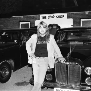 Ozzy Osbourne with Rolls Royce, 3rd August 1981 Print